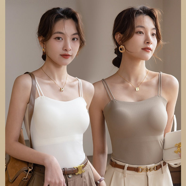 Hyaluronic Acid Ice Silk Push-up Camisole