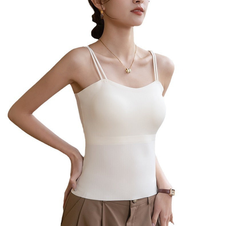Hyaluronic Acid Ice Silk Push-up Camisole
