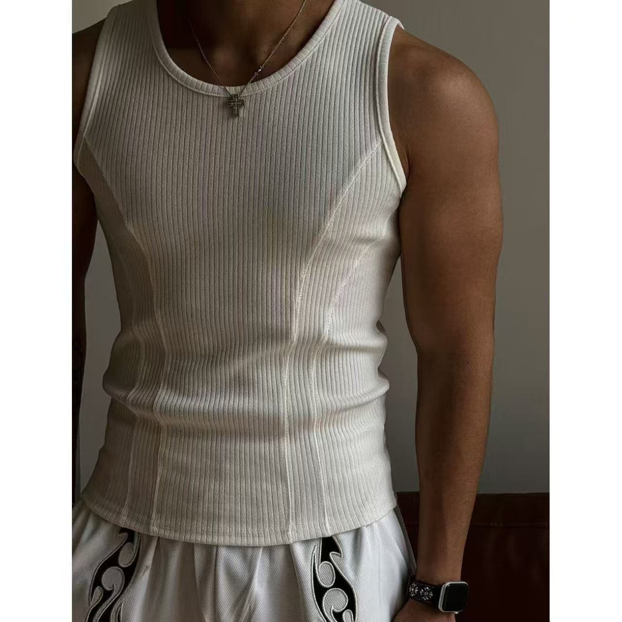Mens Stretch Fitness Tank Top